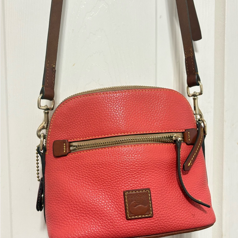 Dooney & Bourke Coral Domed Leather Crossbody Bag